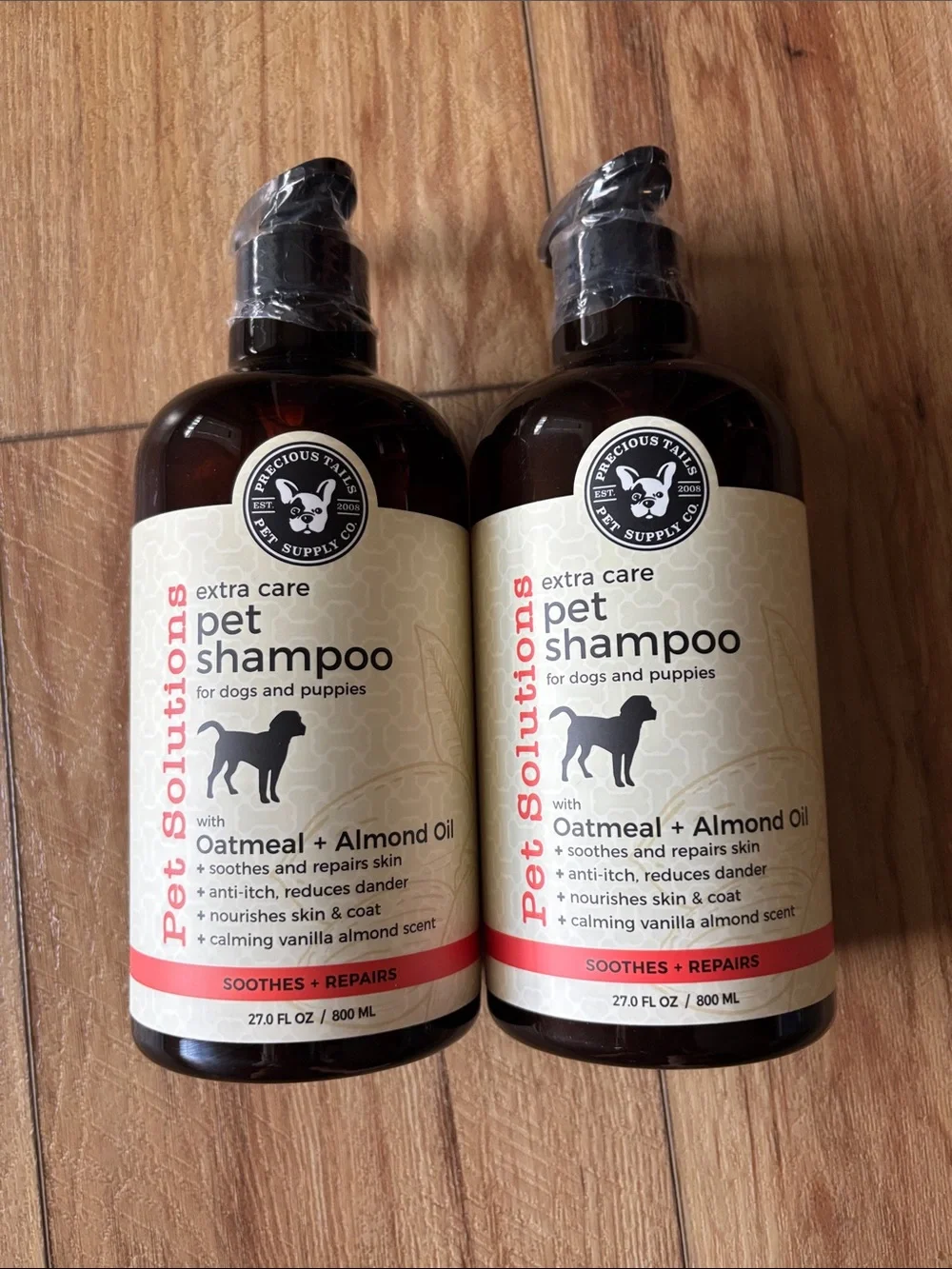 Pet Solutions Extra Care Oatmeal + Almond Oil Pet Shampoo